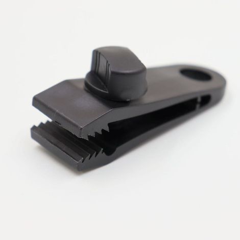 20er-Pack Krokodilklemmen (schwarz) – starke Klammern für Zelte, Markisen und Outdoor-Aktivitäten, Camping-Zubehör, 8,3 x 2,5 x 3,5 cm