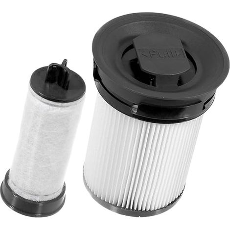 Filtros de repuesto (2 unidades) para la aspiradora de mano sin bolsa HX1: compatibles con Miele, protección duradera del motor y potencia de succión constante. (1/4)