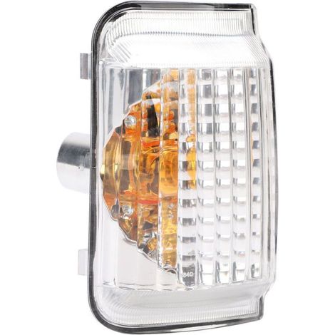 Boîtier de clignotant de rétroviseur latéral, lentille transparente en polycarbonate, cache de clignotant de rétroviseur extérieur pour Ducato (2006-2024) Gauche : 6325H0, 71748252, 71748254,de