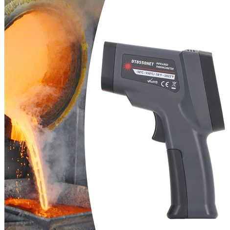 Détecteur de température et d'humidité fonctionnel à thermocouple de type K DT8550HET (1/5)