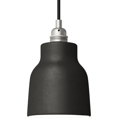 creative cables - Paralume Vaso in ceramica, collezione Materia - Made in Italy