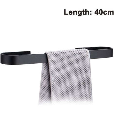 Porte-serviettes Porte-serviettes Porte-serviettes de bain sans perçage 40 cm pour bain, salle de bain, cuisine Montage facile (Sans serviettes) (1/5)