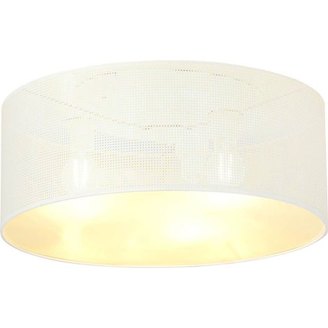 Emibig plafoniera Aston 3 luci E27 bianco oro metallo 50cm (1/5)