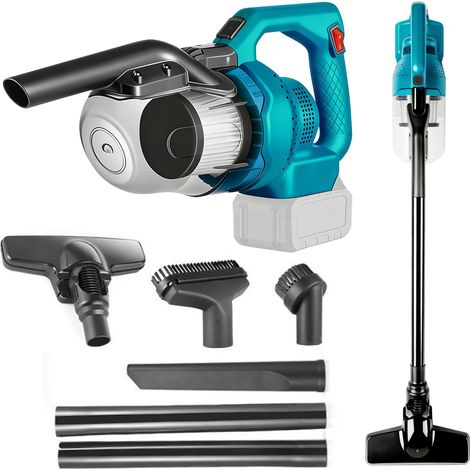 Akku-Handstaubsauger für Makita 18V, 16000 Pa Saugkraft Tragbarer Staubsauger mit 4 Düsen und 700-ml-Staubbehälter für Zuhause und Auto (Akku nicht im Lieferumfang enthalten) (1/5)