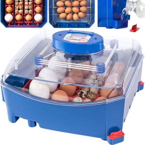 Automatischer Brutschrank für 16 Eier mit professionellem Wasserspender, 60 W (1/5)
