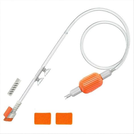 Aspirateur pour gravier d'aquarium, siphon pour changement d'eau manuel (1/5)