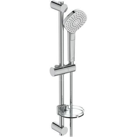 Ideal Standard Idealrain Evo Jet - Set de pommeau de douche, 3 jets, barre et flexible, chrome B2621AA (1/5)