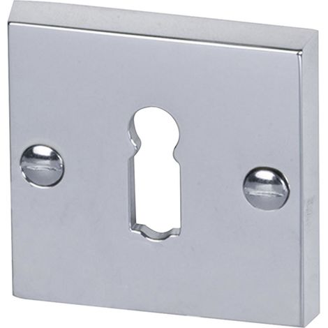 Südmetall Profilzylinder Eingangstür Rosette Edelstahl satiniert silber Ø 55 mm 2 Stück
