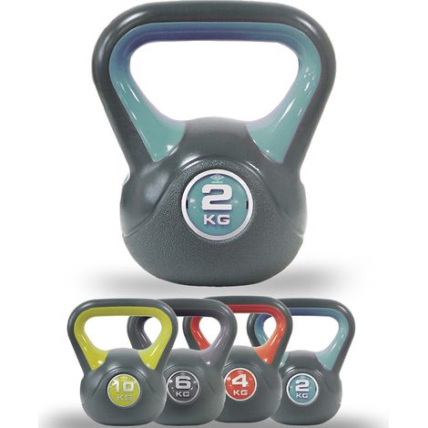 Kettlebell Esercizio Fisico Fitness Peso in Ghisa da 2 kg Impugnatura Ergonomica (1/5)