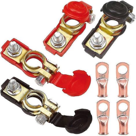 Connecteur de borne de câble de batterie pour coffre de voiture, camping-car, bateau, camion ( ) (1/4)