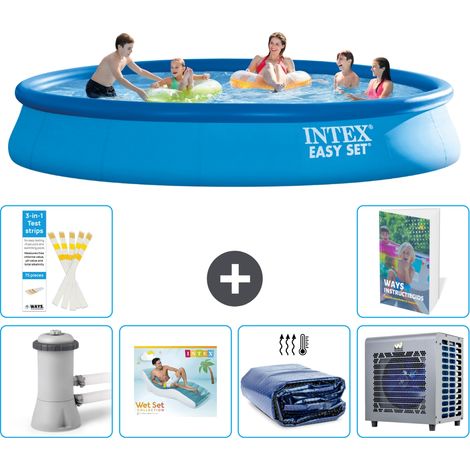 Intex Piscina Easy Set Rotonda - 457x84 cm - 7-pezzi S286 (1/5)