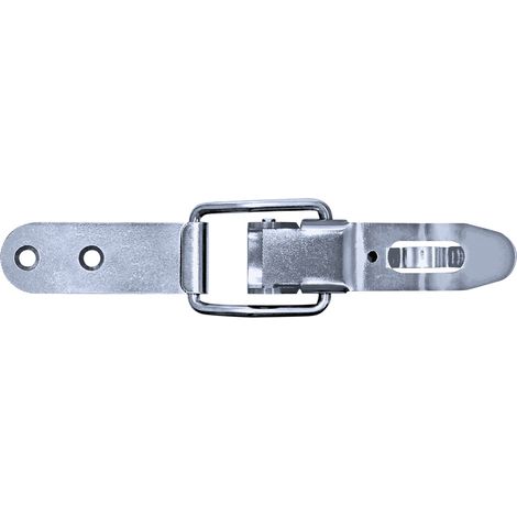 GOEBEL - 25 x Grenouillères avec porte cadenas Acier inoxydable A2 2/100 Trou pour rivet 6,1 mm (1/5)