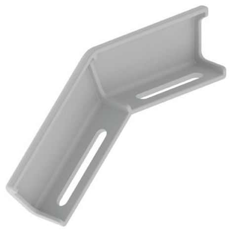 Unex Winkelverbinder fallend, lichtgrau 66842 (1/4)