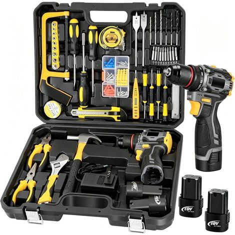 Perceuse-visseuse à percussion sans fil – Couple 45 N·m, réglage 21+1, marteau perforateur électrique avec batterie lithium-ion (1/5)