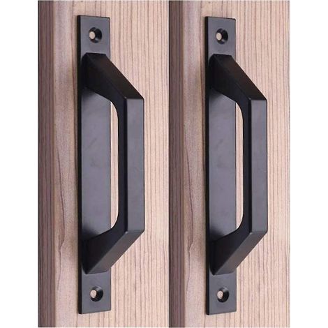 Paire de manches noires de 200 cm (1/5)