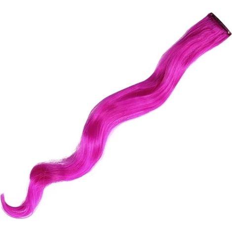Chignon Cheveux Postiches Extensions De Cheveux Synthétiques À Reflets Colorés Clipser En Une Seule Pièce, Postiche Long Et Droit For Femmes, Bleus Bruns 2 Tons(Q 14) (1/4)