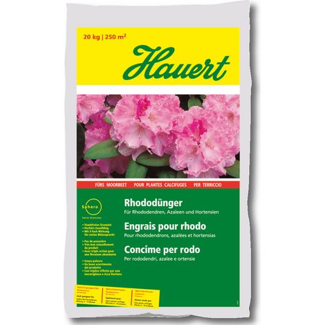 Hauert Engrais rhodoïd 20 kg Engrais pour rhododendrons Engrais pour hortensias Engrais pour azalées