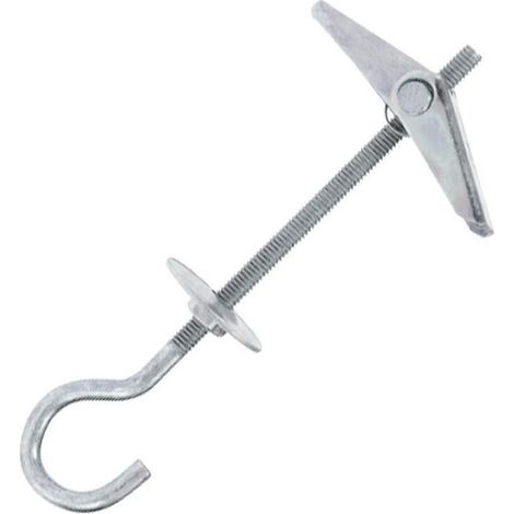 taco metal vuelco auto gancho14-m4x95 mm. (caja de 50 piezas)