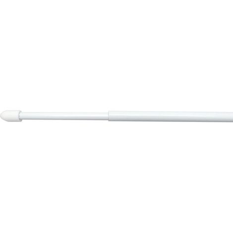 CENTRALE BRICO 2 barres Rondes Diam. 7 mm blanc brillant 80/110 cm acier