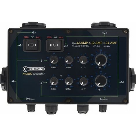 Cli-Mate Multi-Controller 12A + 12A - Klimasteuerung Grow