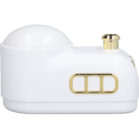 USB-Dampfzug-Verdampfer mit stimmungsvollem Nachtlicht, weißem Retro-Tischbefeuchter, eingebautem Akku und Lichtdekoration. (1/5)
