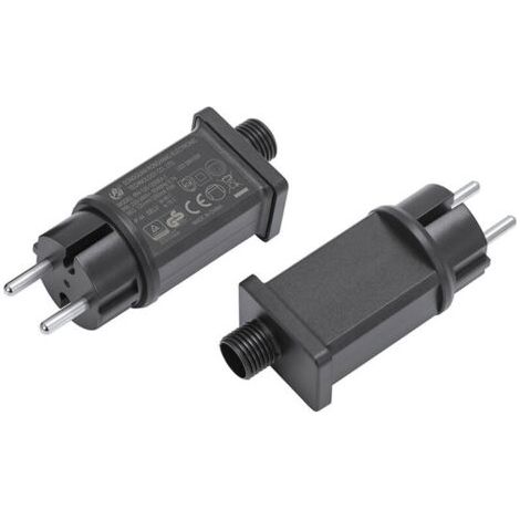 Alimentation LED 12V, transformateur LED IP44 Pilote d'adaptateur LED Basse Tension pour Christmas Light, String Light（1pcs）