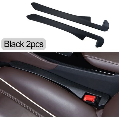 (Lot de 2 noirs) Bande de remplissage étanche pour joints de siège auto, bouchon pour coutures latérales, accessoire de décoration intérieure universel (1/5)
