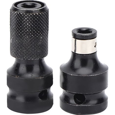 Kit de conversion pour clé hexagonale 1/2 1/4 pouce, adaptateur de douille à changement carré (1/5)