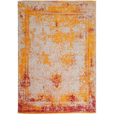 Tapis fait main nostalgie 285 orange - 80 x 150 cm (1/4)