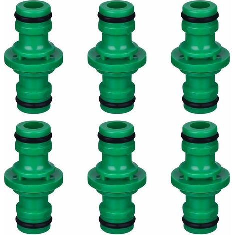 DEESSE SHOP - Pieces Raccord de tuyau double mâle pour raccord de tuyau d'arrosage (vert) (1/5)