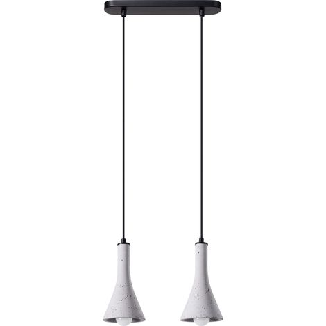 SUSPENSIONS MIRAGE 2 E14 GRIS BÉTON LUMILO 12.189.24 (1/5)