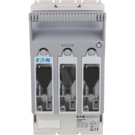 Interruptor-seccionador con fusible 3P 160A NH00 Básico para barras colectoras XNH00-S160 183033