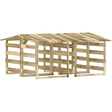 Maison Exclusive - Pergole con Tetto 4 pz 100x90x100 cm Legno di Pino Impregnato