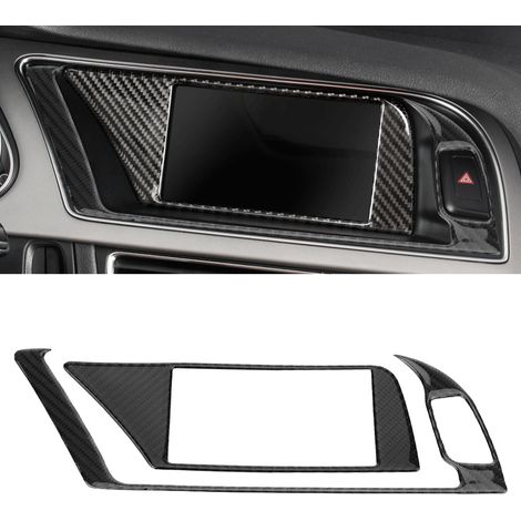 Cadre de GPS en fibre de carbone pour tableau de bord Audi A4 A5 B8 S4 S5 (1/5)