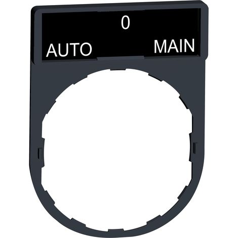porte étiquette - standard - 30 x 40 - etiquette 8 x 27 - auto-o-main - schneider zby2185