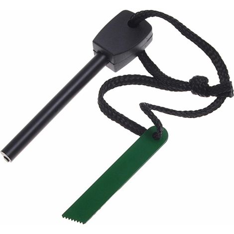 Encendedor de magnesio para supervivencia, iniciador de fuego, leña para encender fuego XXL (1/3)
