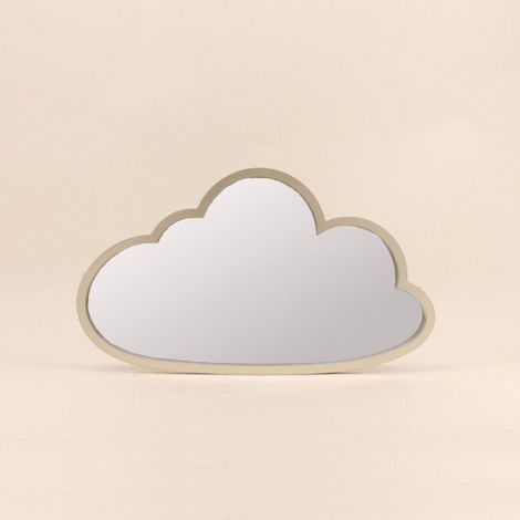 Miroir nuage doré 45x26cm