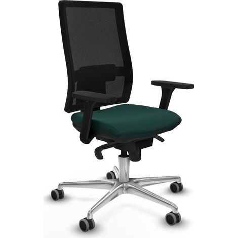 Sedia da ufficio piqueras y crespo ergonomica nera regolabile