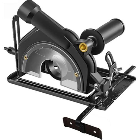 Adaptador manual para amoladora angular con base de corte, profundidad de 0 a 40 mm, herramientas de ranurado de 100 a 125 mm.