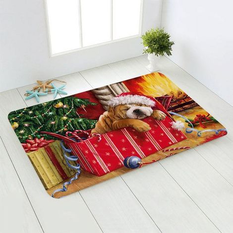 Chaussette De Noël - Tricotée En Acrylique - Motif Câblé - Avec Boucle De Suspension - Taille Mini - Pour Bonbons Et Petits Cadeaux - 1 Pièce (1/5)