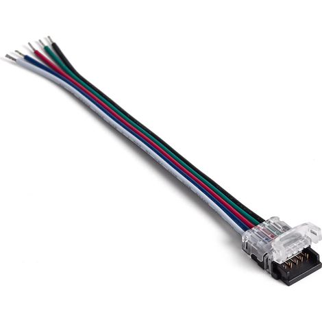 Conector de Hipopótamo con Cable para Tira LED IP20  RGBW (1/4)