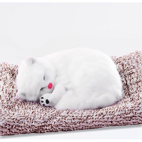 Peluche animal attachante déco tableau bord voiture en peluche charbon de bamboo 18x14cm purifie formaldéhyde coffret 1 (1/5)