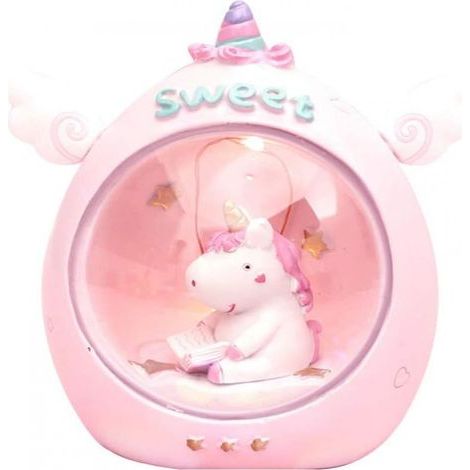 Veilleuse Licorne - Lampe De Bureau Pour Chambre D enfant - Éclairage Doux LED - Résine Synthétique - 1 Pièce (1/5)