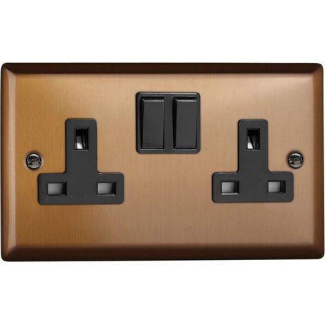Varilight Urban Brushed Bronze Socket - XY5BBZ (1/2)