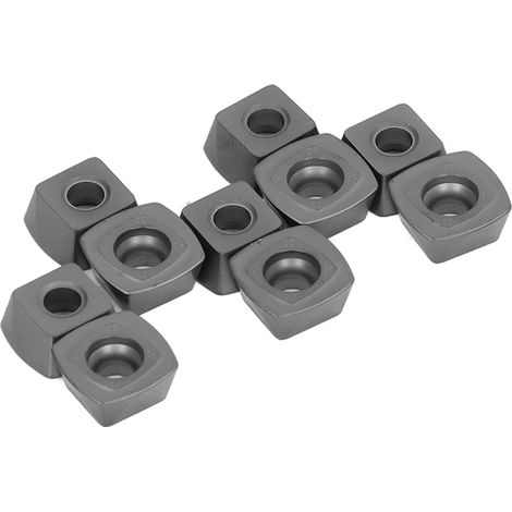 Lot de 10 plaquettes de tournage en carbure, plaquettes indexables revêtues pour le fraisage du bois et les tours CNC, SDMT120512-GH
