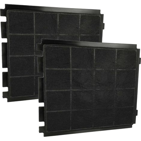vhbw 2x Filtres à charbon actif remplacement pour Airforce AFFCA267, AFCFCA267 pour hotte aspirante