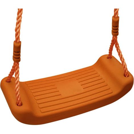 Habitat Et Jardin – Siège balançoire enfant Lilou – Polyéthylène – Dimensions 112/183 x 38 x 16 cm – Anti-UV et résistant à l'eau – 35 kg max