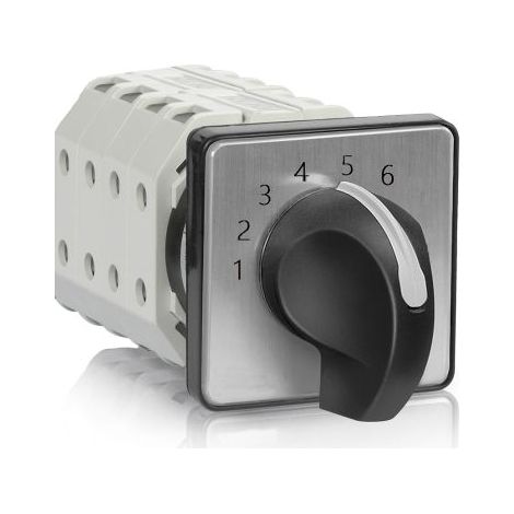 Rs Pro – Interrupteur à came unipolaire 16A – 6 positions – Tension 500V c.a. – Pour installations électriques variées
