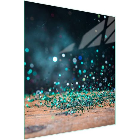 Planche à découper en verre 45x52 à paillettes (1/5)
