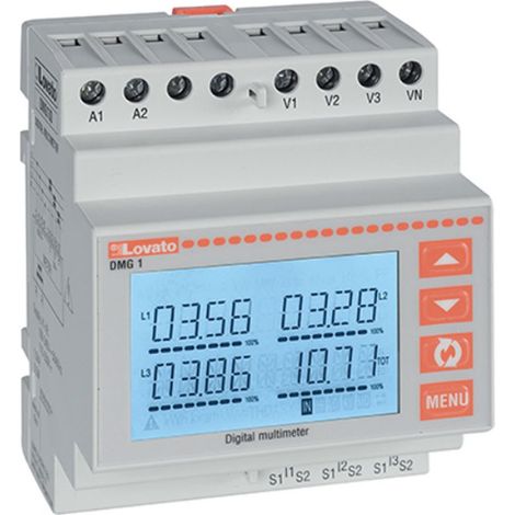 Multimetro Lcd Modulare 4U ( Lovato Cod. Dmg100 ) (1/2)